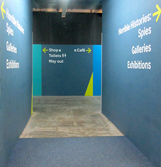 IWM London signage
